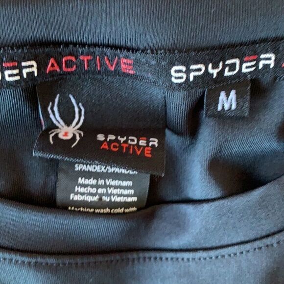 Spyder black active wear crop top size medium - Picture 9 of 16